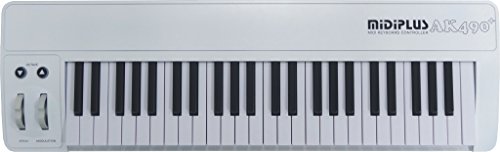 midiplus USB MIDI keyboard controller, 49-Key (AK490+) (Best Midi Master Keyboard)