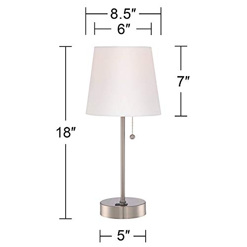 Set Of 2 Justin Metal Accent Lamps With Usb Port (736101803362)