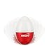 VINABTY Mini LED Flashlight Tumbler Table Lamp Nice Egg Shaped Handheld Night Light Gift (Red)