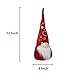 GMOEGEFT Swedish Christmas Gnome Plush, Scandinavian Santa Gnome Tomte, Table Ornaments, Holiday Decorations, 12 Inches, Set of 3 (H)