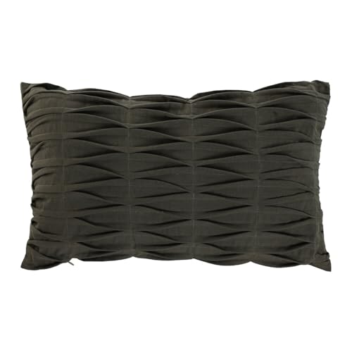 COJIN ALGODON 50X30 380 GR, PLIEGUES VERDE