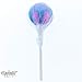 Cotton Candy Lollipops - Light Pink and Blue Swirl - 30 Count - Individually Wrapped - Includes 