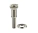 KRAUS Pop-Up Drain and Mounting Ring in Satin Nickel, PU-10-MR-1SN