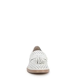 Franco Sarto Womens Carolyn Low Loafer White Cage 5 M