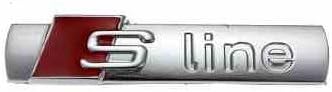 WORLDFANS 3D S-Line Logo Emblem Replacement Badge
