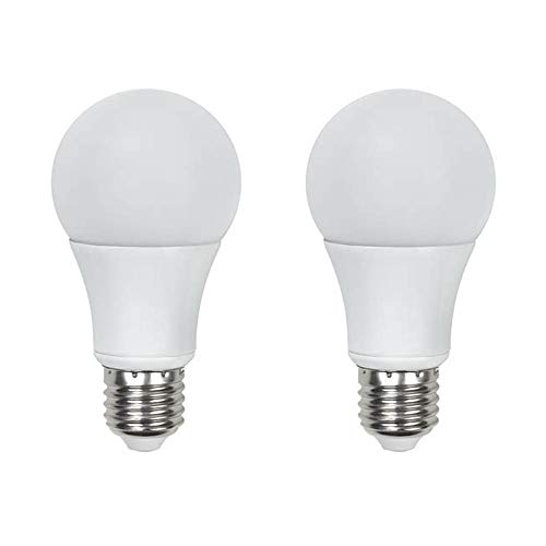 12V Low Voltage LED Light Bulbs – Daylight 7W E26 Standard Base 60W Equivalent – DC/AC Bulb for RV, Solar Panel Project, Boat, Garden Landscape, Off-grid Lighting (2 Pack)