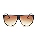 Sunglasses, Mchoice Fashion Unisex Vintage Shaded Lens Thin Glasses Fashion Aviator Mirror Lens Sunglasses (B)