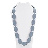 Consider It Maid Baby/Toddler Silicone Teething Necklace, Grey
