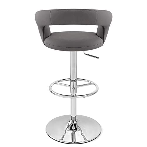 Zuri Furniture Slate Monza Adjustable Height Swivel Armless Bar