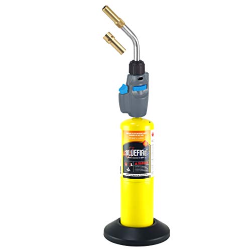 BLUEFIRE Propane MAPP MAP Pro Handheld Torch Gas Cylinder Bottle Stand