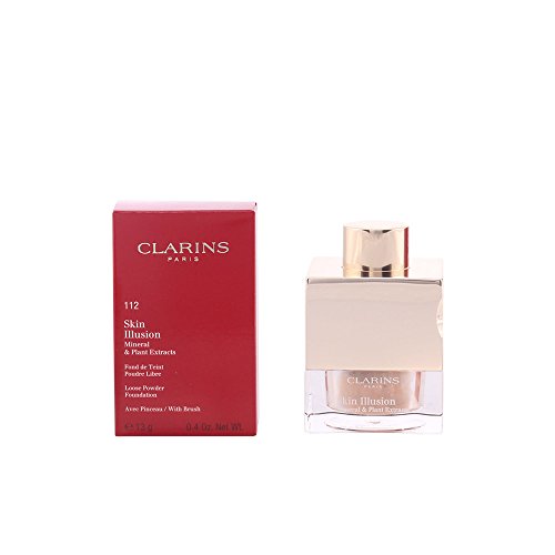 Clarins Skin Illusion Mineral & Plant Extracts Loose Powder Foundation (With Brush) - # 112 Amber 13g/0.4oz