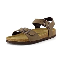 CUSHIONAIRE Women's Lauri Cork footbed Sandal with