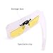 Clip-on Blue Light Blocking Glasses Rimless Lenses, Flip Up Eyewear UV Filter Clear Lens Anti Eye Strain Reading Glasses