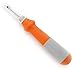 Premium Ergonomic Seam Ripper Tool | Stitch Remover Tool | Works as Clothing Tag Remover for Embroidery, Quilting and Sewing Seam Cutter Hem Puller Stitch Ripper (Orange)