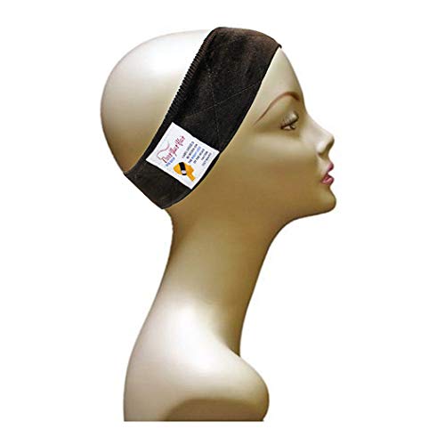Brown Wig Grip Band - Comfort Non Slip Asjustable Hair Band - Wig Headbands by CoverYourHair
