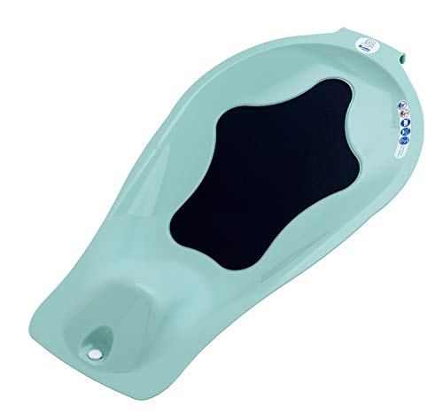 Rotho Babydesign Bath Tub Insert, With Anti-Slip Mat, 0-6 Months, TOP/TOP Xtra, Swedish Green (Mint Green), 205030266