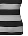 Awesome21 Women's Wide Stripe Short Sleeve Tee Shorts