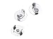 100 Sets 14mm Silver Tone Magnetic Buckle Bag Button Purse Snap Closure Purse Handbag No Tools Required