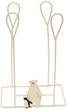 TZINSUN 2-Pair Metal Shoe Rack ( Beige )