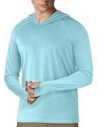 Hoodies for Men Rash Guard UPF50+ Sun Protection UV