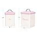 Hot Sale X649 Metal Square Home Kitchen Gifts Bread Bin/Box/Container Biscuit Tea Coffee Sugar Tin Canister Set (Pink)