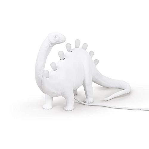 Lampada In Resina"Dinosaur Lamp" Cm.49X17 H.31 - Brontosaurus - Afbeelding 7