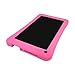 Transwon Silicone Case Compatible with RCA RCT66723W2 7 Inch, SmarTab ST7150, Yuntab T7, Haehne 7 Inches Tablet PC, DigiLand DL7006, Digiland DL721-RB / DL718M / Dl701q, iView SupraPad i700 - Pink