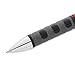 rOtring 1904360 Tikky 3-in-1 Mechanical Pencil/Ballpoint Pen/Highlighting Pen, 0.5 mm, Black Barrel, Black & Red Ink