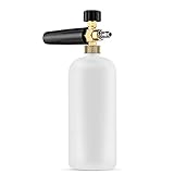 LSIKA-Z Snow Foam Lance, Adjustable Snow Foam Cannon Blaster 1 Liter Bottle with 1/4