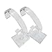 lasenersm 2Pack of Watch Jewelry Bracelet Display Stands Rack Holder Showcase for Home or Store Usage,Transparent