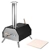 bremermann Pizzaoven incl. pizzasteen 30x2x30 cm // voor briketten, kolen, pellets