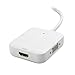 Cable Matters Mini DisplayPort to HDMI Adapter with VGA and DVI 3-in-1 Adapter in White - Thunderbolt and Thunderbolt 2 Port Compatible - Supporting 4K Resolution via HDMI