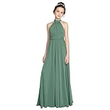 TAISHAN Chiffon Junior Bridesmaid Dress for Teens