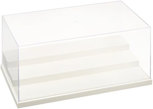 ウェーブ ディスプレイ T ケース L ステージ ミルキーホワイト ミニフィギュア対応 プラスチック製 W280 D150 H113mm 内寸 Tc036 ディスプレイケース