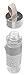 Ello Este BPA-Free Glass Water Bottle with Lid, Grey, 20 oz.