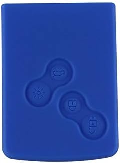 AMZLUCKY - 1 Pcs Silicone Rubber Keychain Sleeve Carry Case Cover Protective Sticker Holder For Renault Clio Megane 2 3 Keychain Case