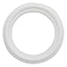 6 pcs Brewery Gaskets Brand White PTFE (Teflon) Tri-Clamp Gasket - 2