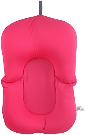 Simla Decor 0-6M Newborn Baby Pad Tub Pillow Bath Lounger Air Cushion Floating Soft Seat Infant (Red)