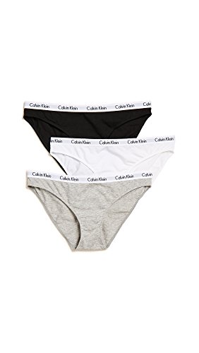 Calvin Klein Underwear Women's Carousel Bikini 3 Pack, Multi, Small