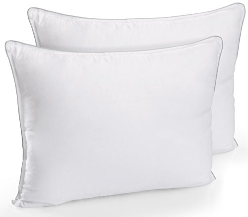 Extra Lush Fiber Polyester Filled Bed Pillows  - Standard/