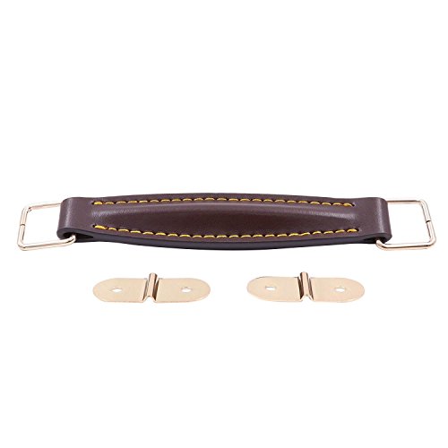TOOGOO Amplifier Leather Handle Strap For Marshall AS50D AS100D Guitar AMP Speaker Cabinet(Brown)