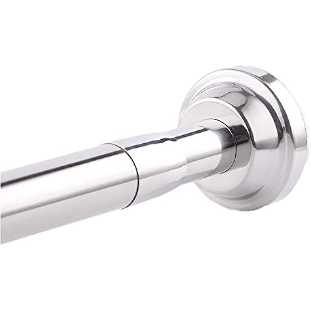Adjustable Tension Rod 62 101 Inch Stainless Steel Shower Curtain