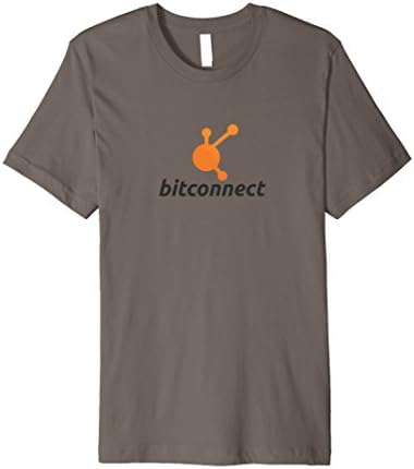 Mens Bitconnect Coins BCC Shirt - Premium Soft Cotton Large Asphalt