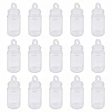 NBEADS 100 Pcs 1.5ml Mini Glass Wishing
