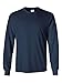 Gildan 2400 - Classic Fit Adult Long Sleeve T-shirt Ultra Cotton - First Quality - Navy - Large