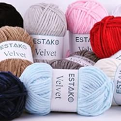 Estako Velvet Chenille Blanket amigurumi Yarn for