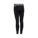 Under Armour Boys' HeatGear Armour Fitted Leggings, Black/Black, Youth X-Large