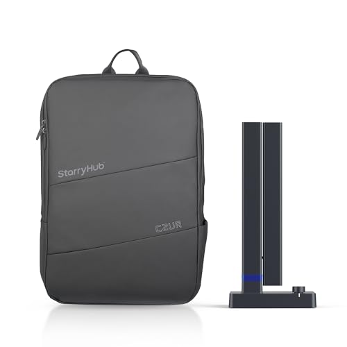 CZUR Ultra Pro 24MP Document Scanner and Black Travel Backpack Bundle