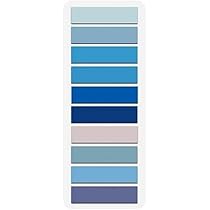 200 Pcs Sticky Index Tabs, Page Markers Notes Tabs Writable And Repositionable Book Flags Tabs Strip Index Tabs For Page Marking Classify File(Blue - View #2