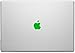 Green Color Change Apple Overlay Decal Sticker - Vinyl Decal for Cars, Macbooks, and Other Laptops